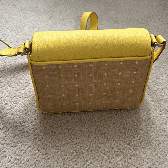 Kate Spade yellow polka dot bag along with dust bag - Picture 3 of 5